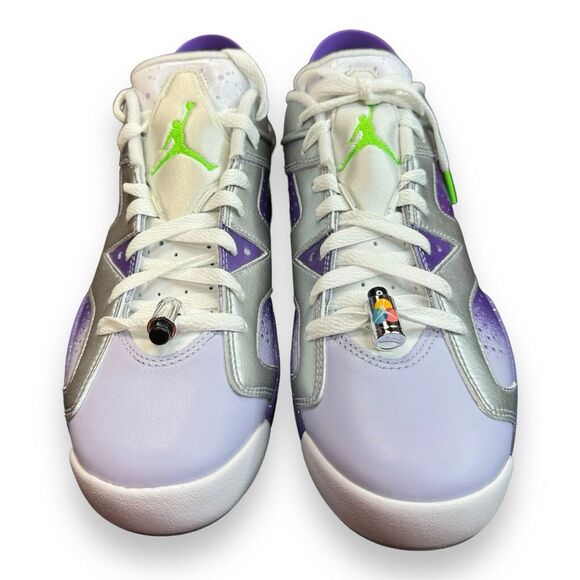 New Jordan Retro 6 G NRG U23 Men's Sz 8 Metallic Silver/Oxygen Purple FD0205-055 - Picture 3 of 8